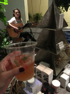 music, makeup, and cocktails